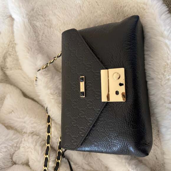 Valentino by Mario Valentino Handbags - Valentino by Mario Valentino Isabelle Leather Crossbody Bag in Black new damaged